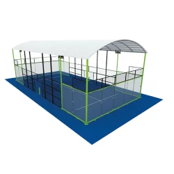 Cancha panorámica cubierta